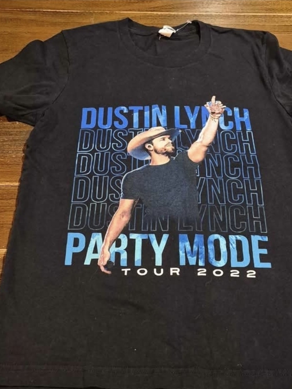 Dustin Lynch Party Mode Tour 2022 Bella Canvas Concert Tee Small